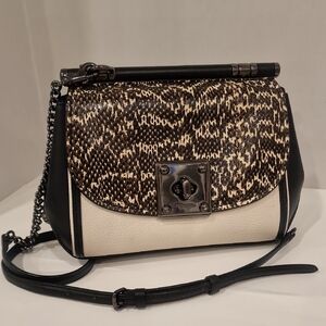 Coach Drifter Crossbody Black and Cream Women's Bag